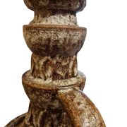 Pied de lampe brutaliste, fat lava 1970