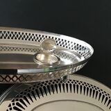 Silver heating coaster
