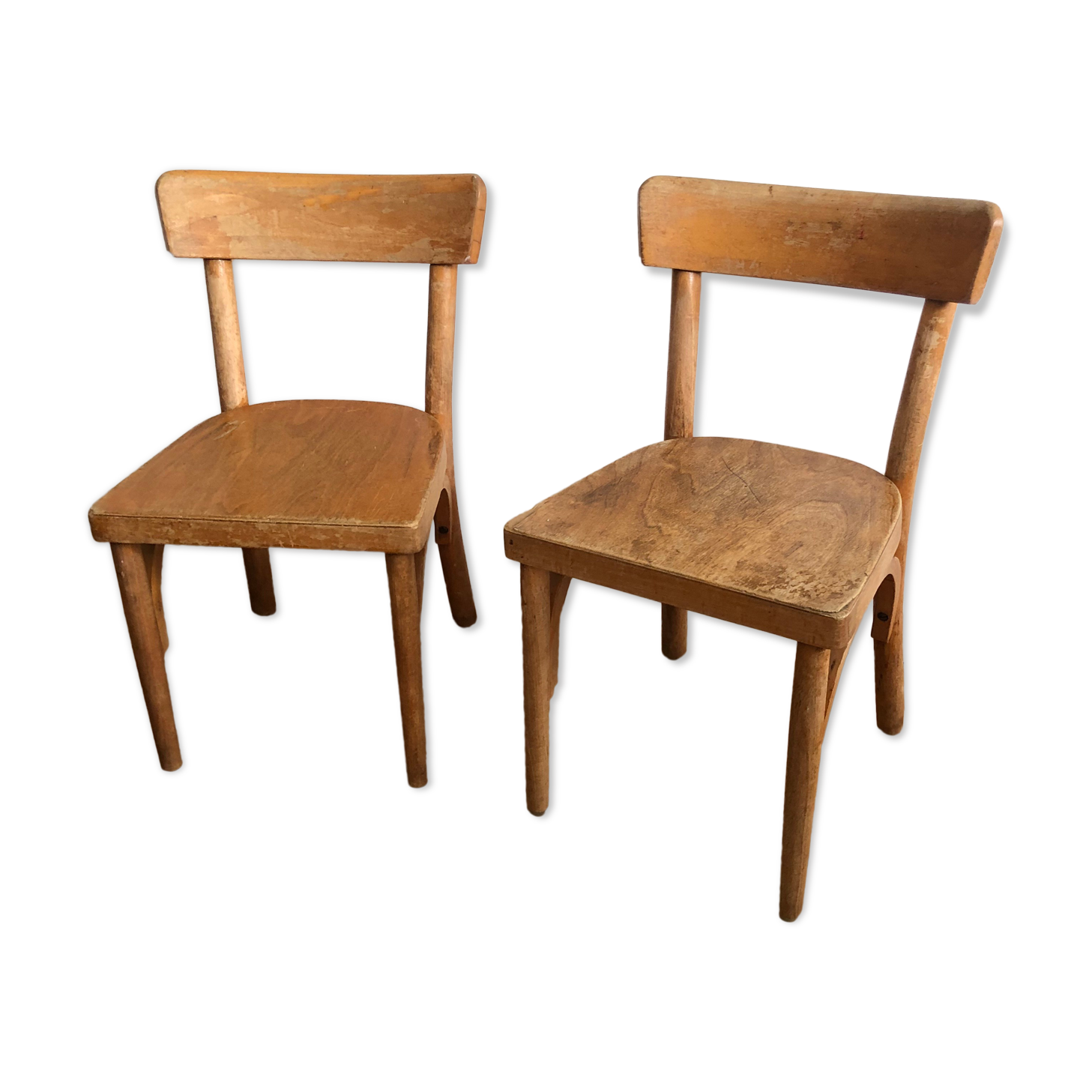 Paire de chaises d’enfant Baumann vintage