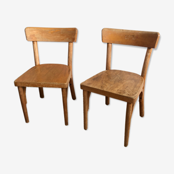 Paire de chaises d’enfant Baumann vintage