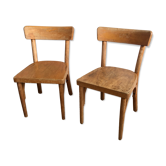 Paire de chaises d’enfant Baumann vintage