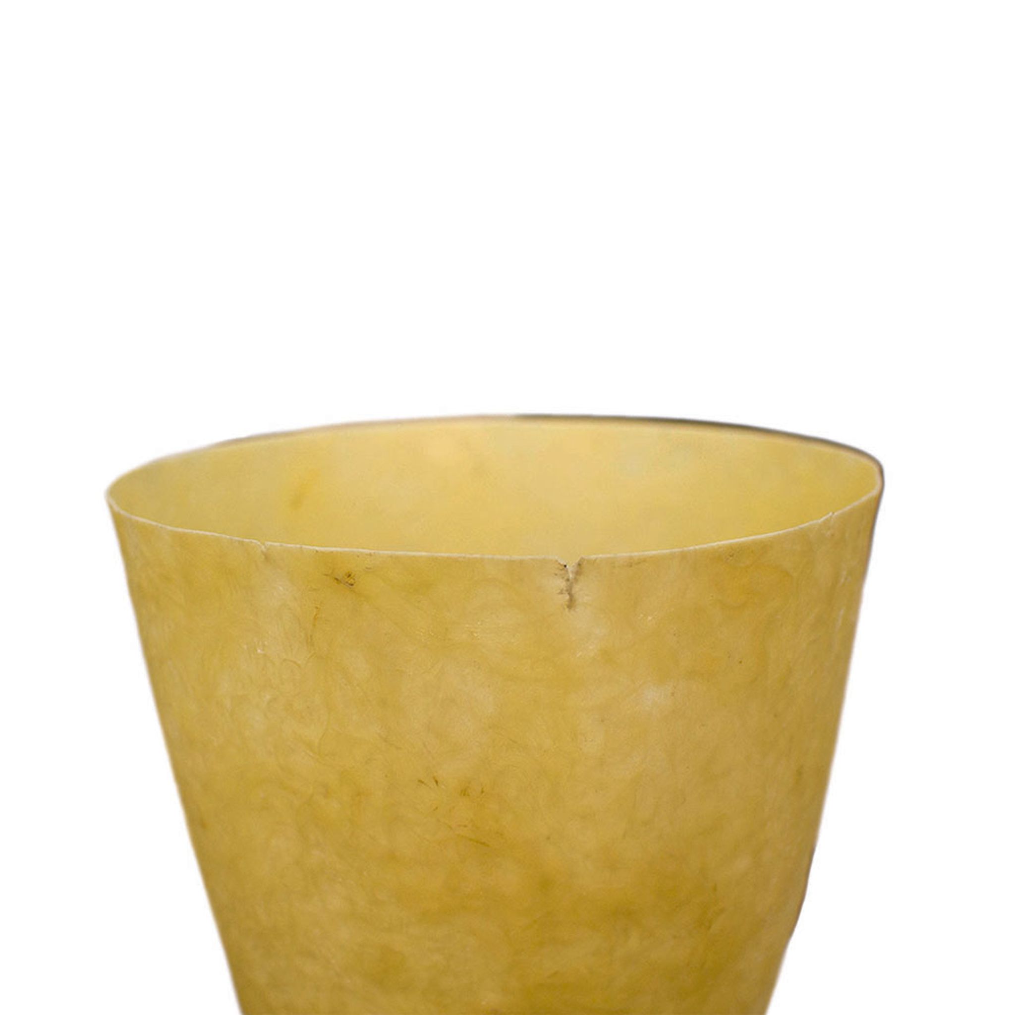 Mid-Century brass floor lamp with fiberglass shade, 1950 s, Germany