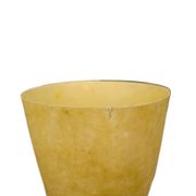 Mid-Century brass floor lamp with fiberglass shade, 1950 s, Germany