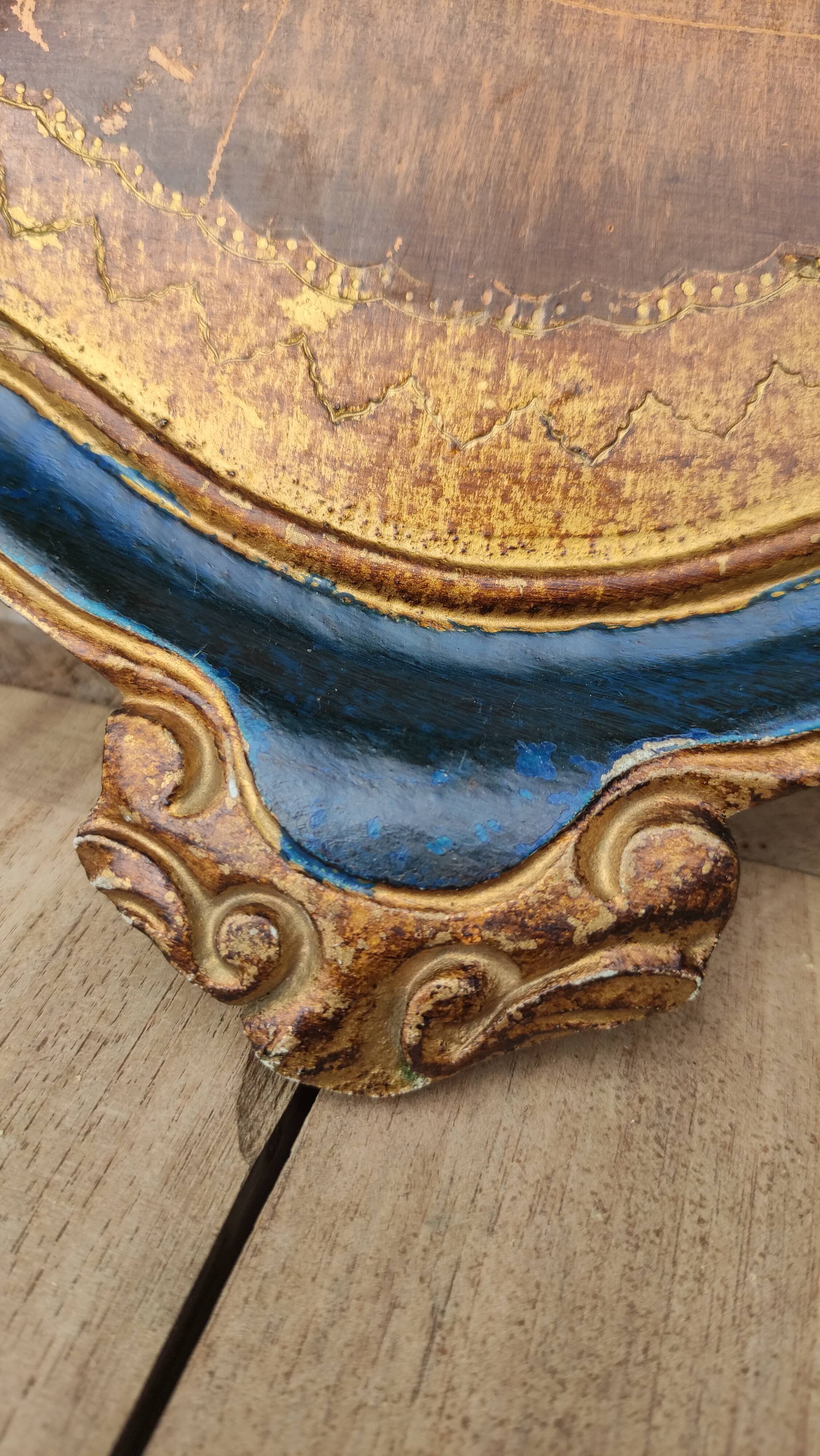 Florentine vintage tray