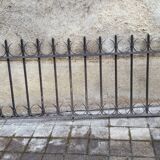 Wrought iron garden grids