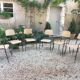 Lot de 6 chaises bois et fer