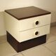 Table de chevet design années 70