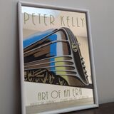 Vintage mirror - Peter Kelly - Train