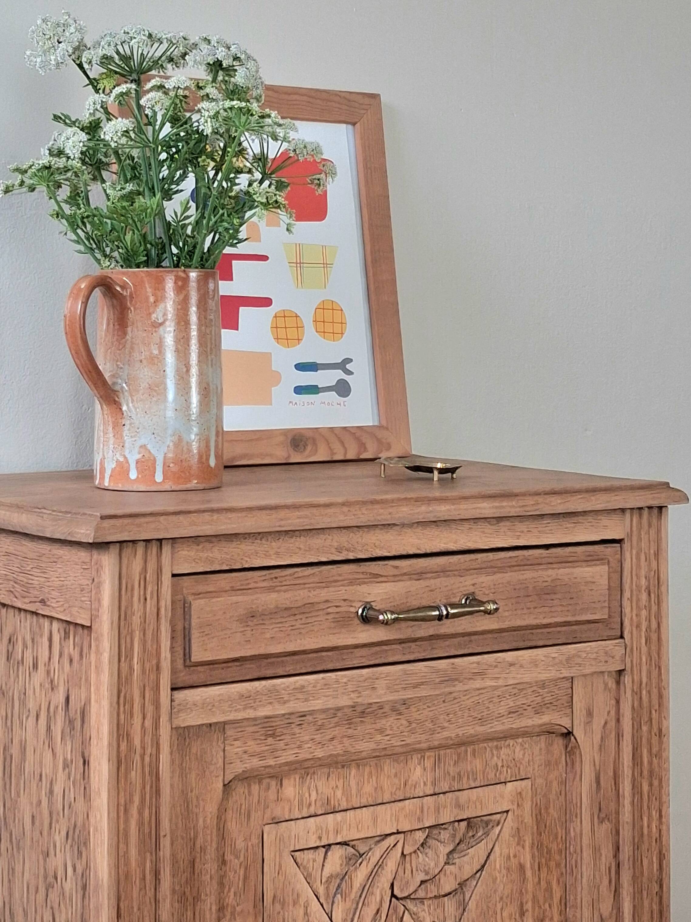 Petit buffet confiturier Art Déco