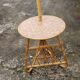 Lampe sur pied en osier