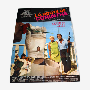 Original cinema poster "The Road to Corinth" 1967 Claude Chabrol 120x160 cm