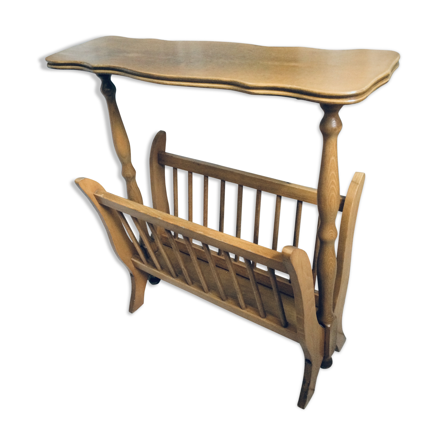 Vintage tablet magazine holder