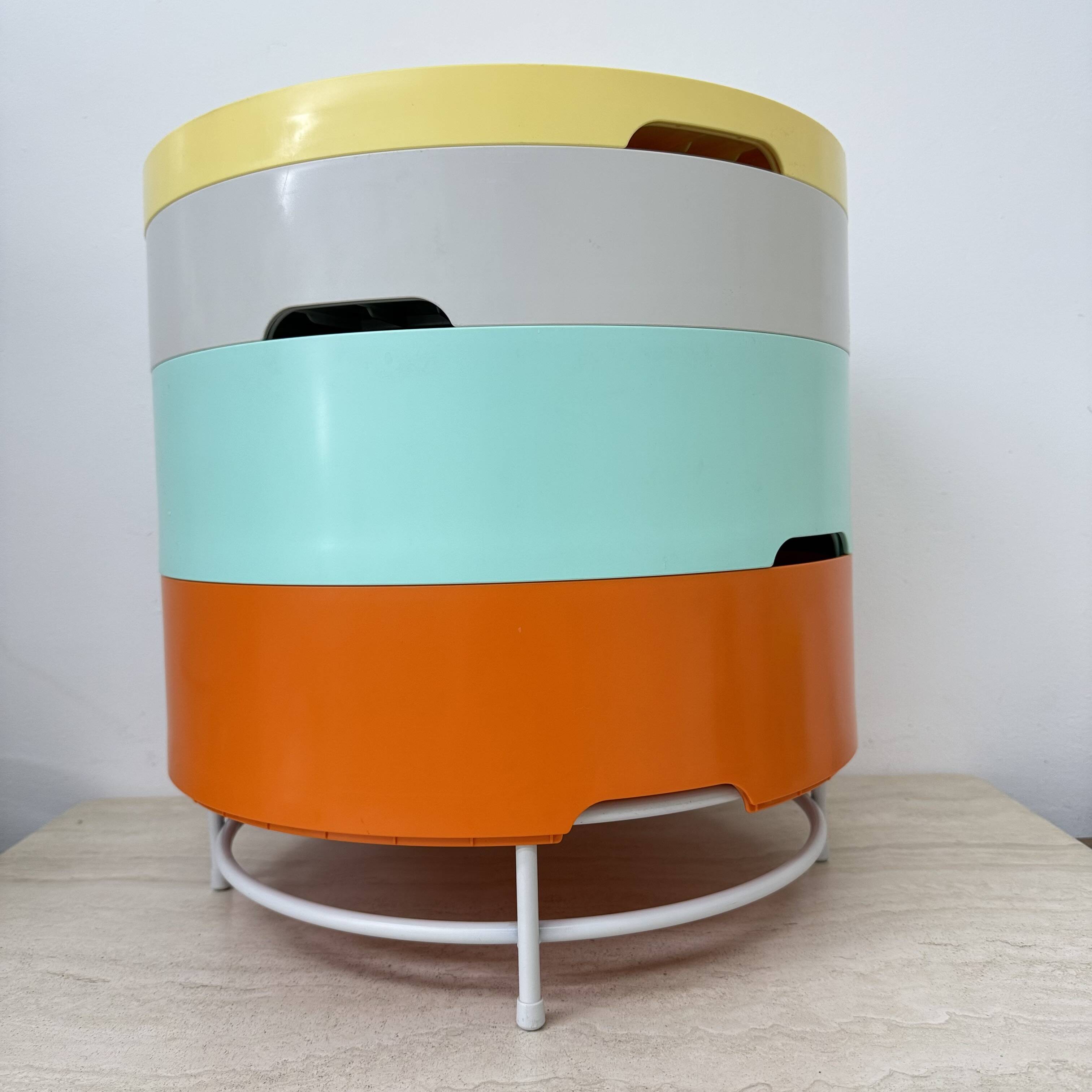 Vintage Ikea modulair side table by Richards Brill en A. Williams