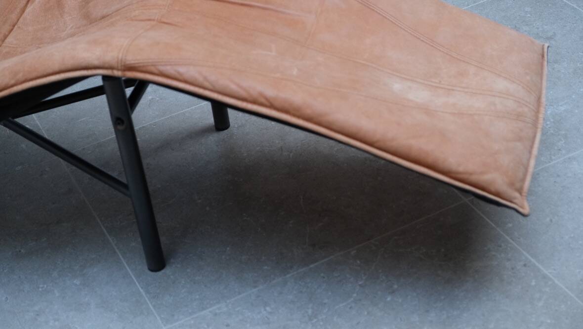 Chaise longue en cuir de Tord Björklund