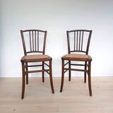 Set of 2 vintage bistro chairs