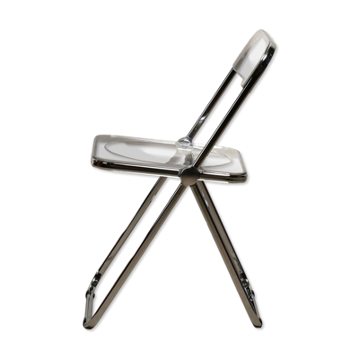 Chaise pliante Giancarlo Piretti Plia en chrome pour Anonima Castelli