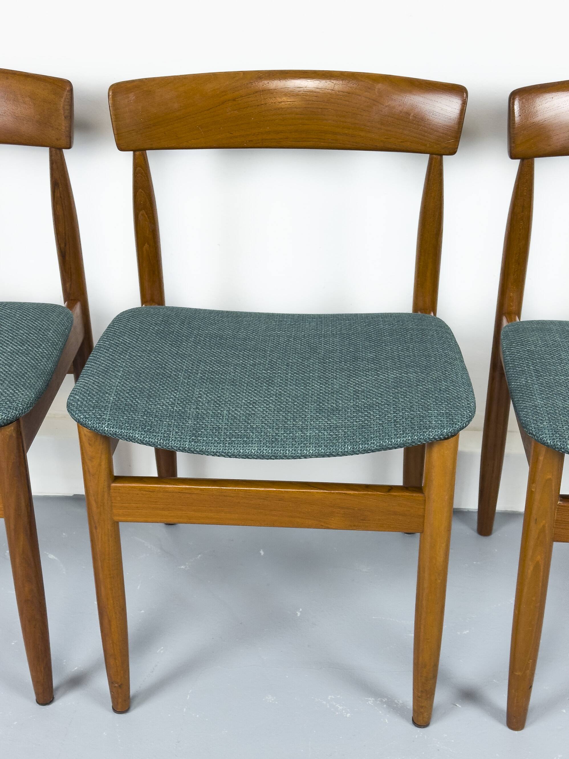 Teak dining chairs by Farsø Møbelfabrik, 1960s, set of 4.