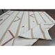 White Brown Antique Handmade Wool Kilim Rug 190x251