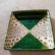 square dish in handcrafted Japanese ceramic.