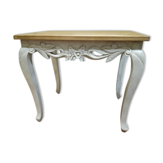 Table low patinated wood