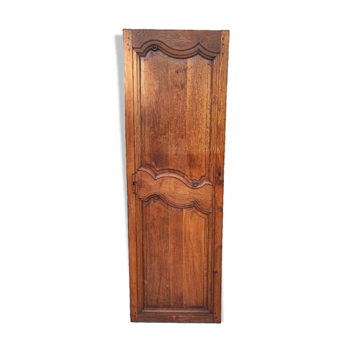 Sticker Porte Ancienne En Chêne 204x73 Cm - Effet Bois Réaliste Fabrication Française