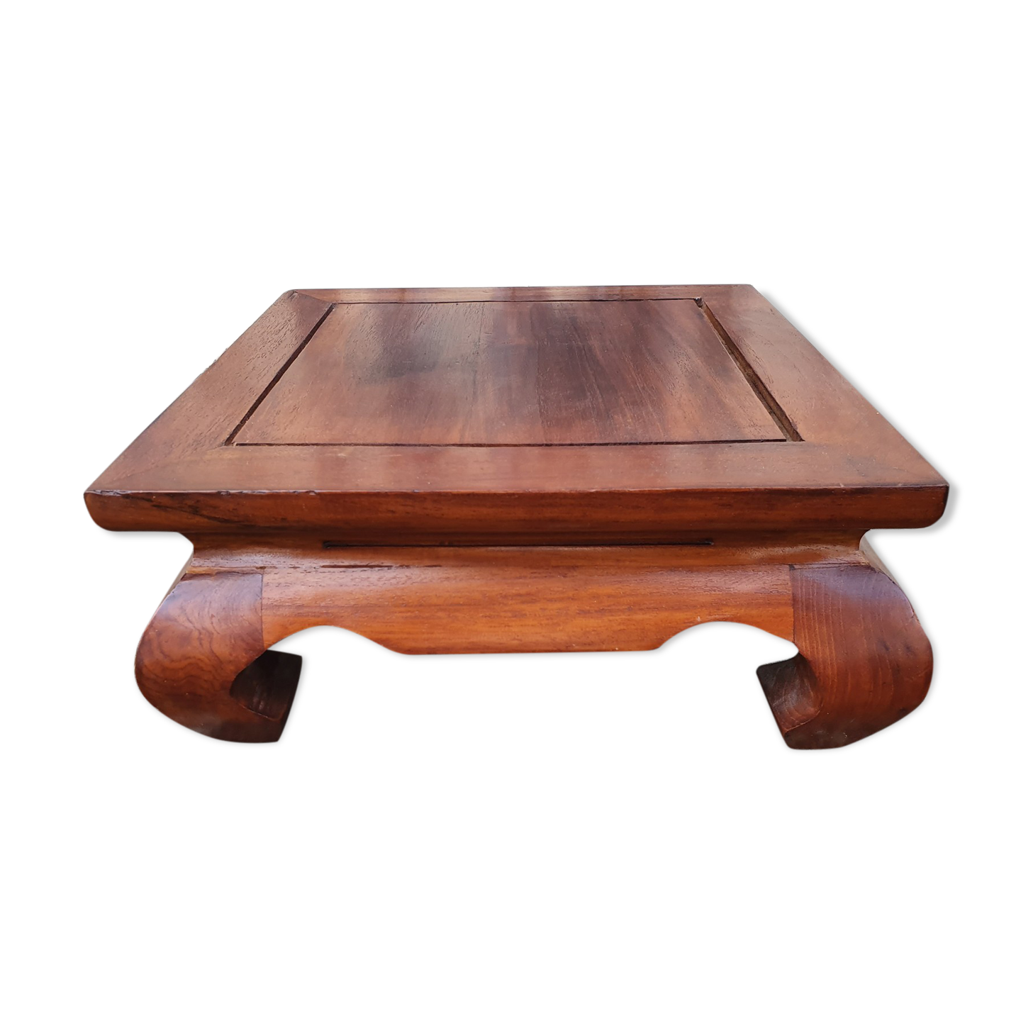 Opium coffee table, solid wood, vintage 80s