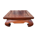 Opium coffee table, solid wood, vintage 80s