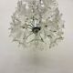 Spectacular Murano glass flower chandelier by Venini for VeArt, Italy 1970s