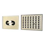 2 designs from the 1970s. Unsigned.