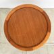 Duo of round coffee tables with a reversible top — Crossed base