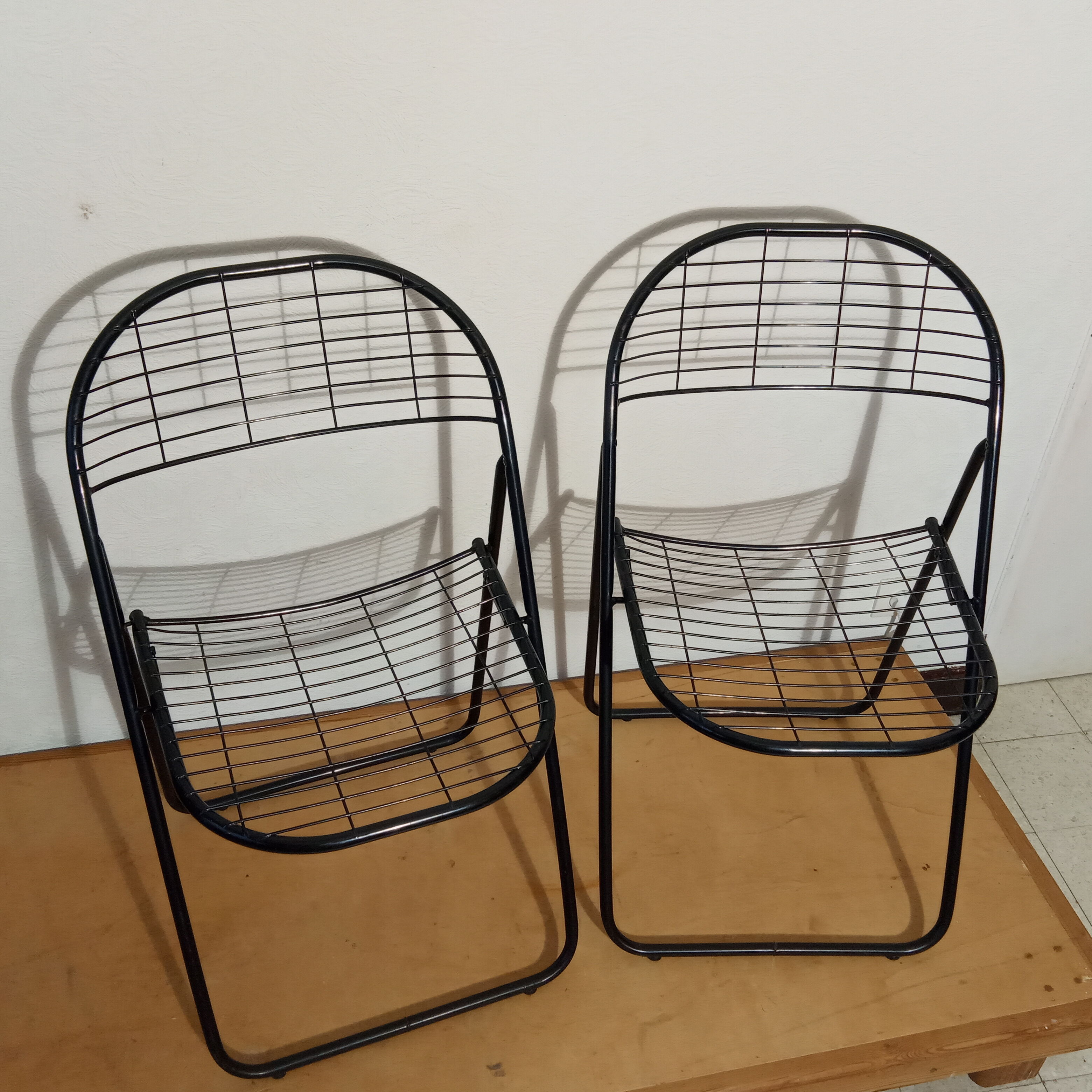 Pair of folding chairs Åland by Niels Gammelgaard for Ikea 1978
