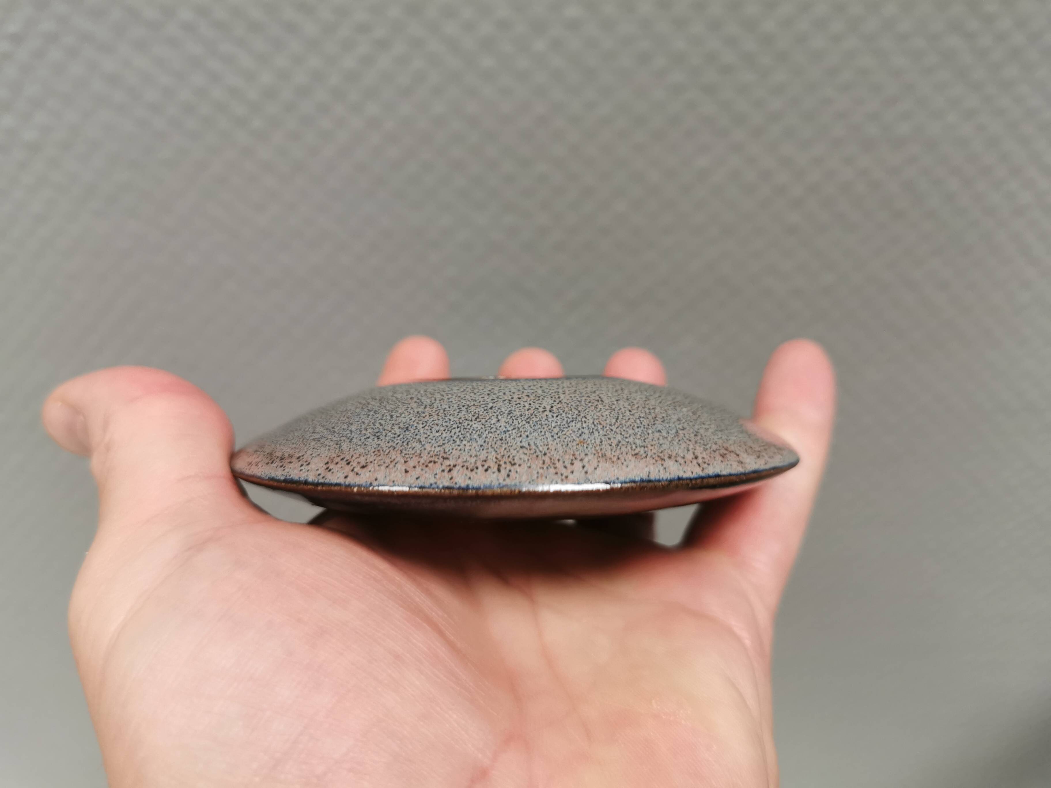 Little ceramic tea-light holder, made by M, Denmark, 1990s