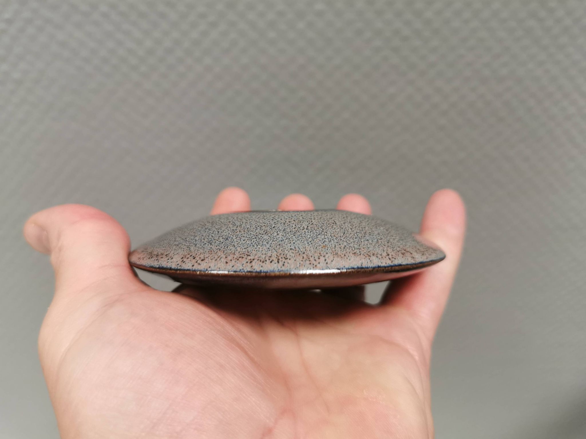 Little ceramic tea-light holder, made by M, Denmark, 1990s