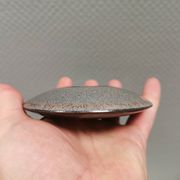 Little ceramic tea-light holder, made by M, Denmark, 1990s