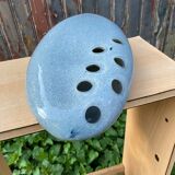 Pique glass flowers, hick double glass paste in the shape of a pebble