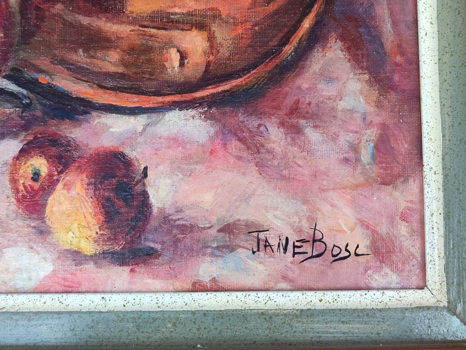 Oil painting - still life by Jane Bosc