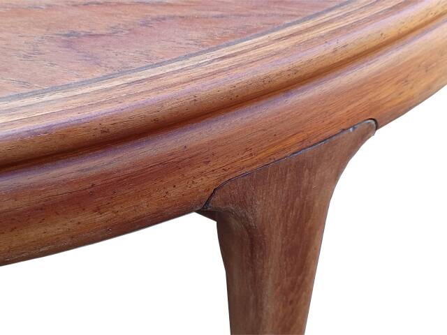 Scandinavian dining table Arne Hovmand Olsen Samcon Denmark 1960