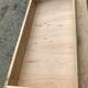 Shop counter in raw chestnut 205cm