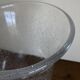 1970 XXXL vase in solid bubbled glass H33cm