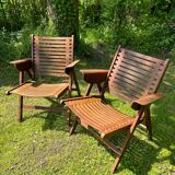 “Rex” folding armchairs by Niko Kralj