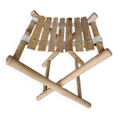 Bamboo folding stool