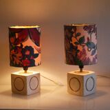 Pair of lamps made of Gard stone, 1970.