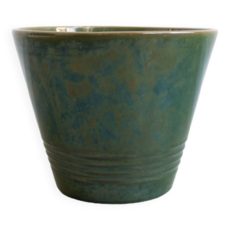 Pot de fleurs adco céramique verte céramique hollandaise vintage