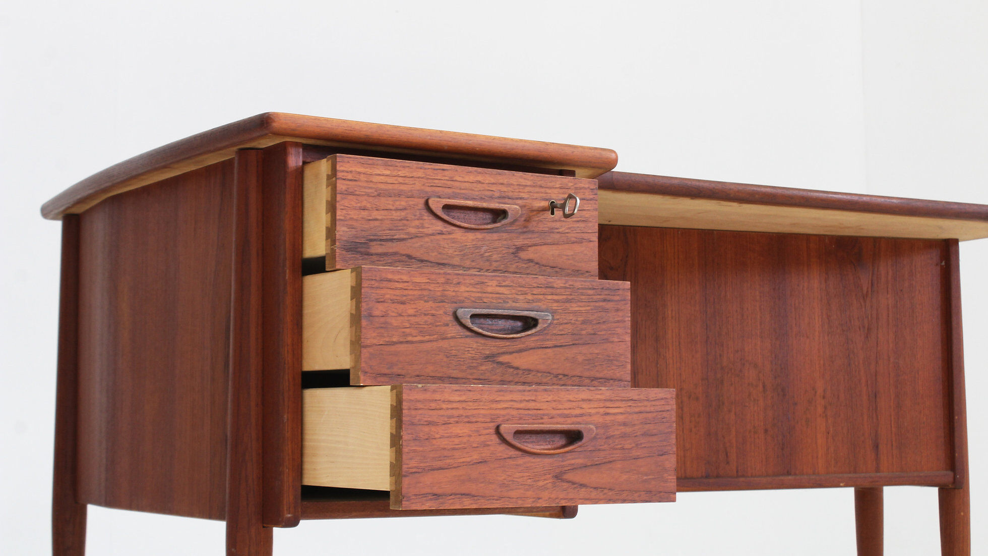 Vintage Danish teak desk 1960s