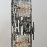 Brutalist sculptural floor lamp by Albano Poli for Poliarte 1970s