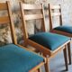 Series of 4 chairs 50s