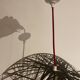 Suspension / ceiling light in carbon fibre – unique piece