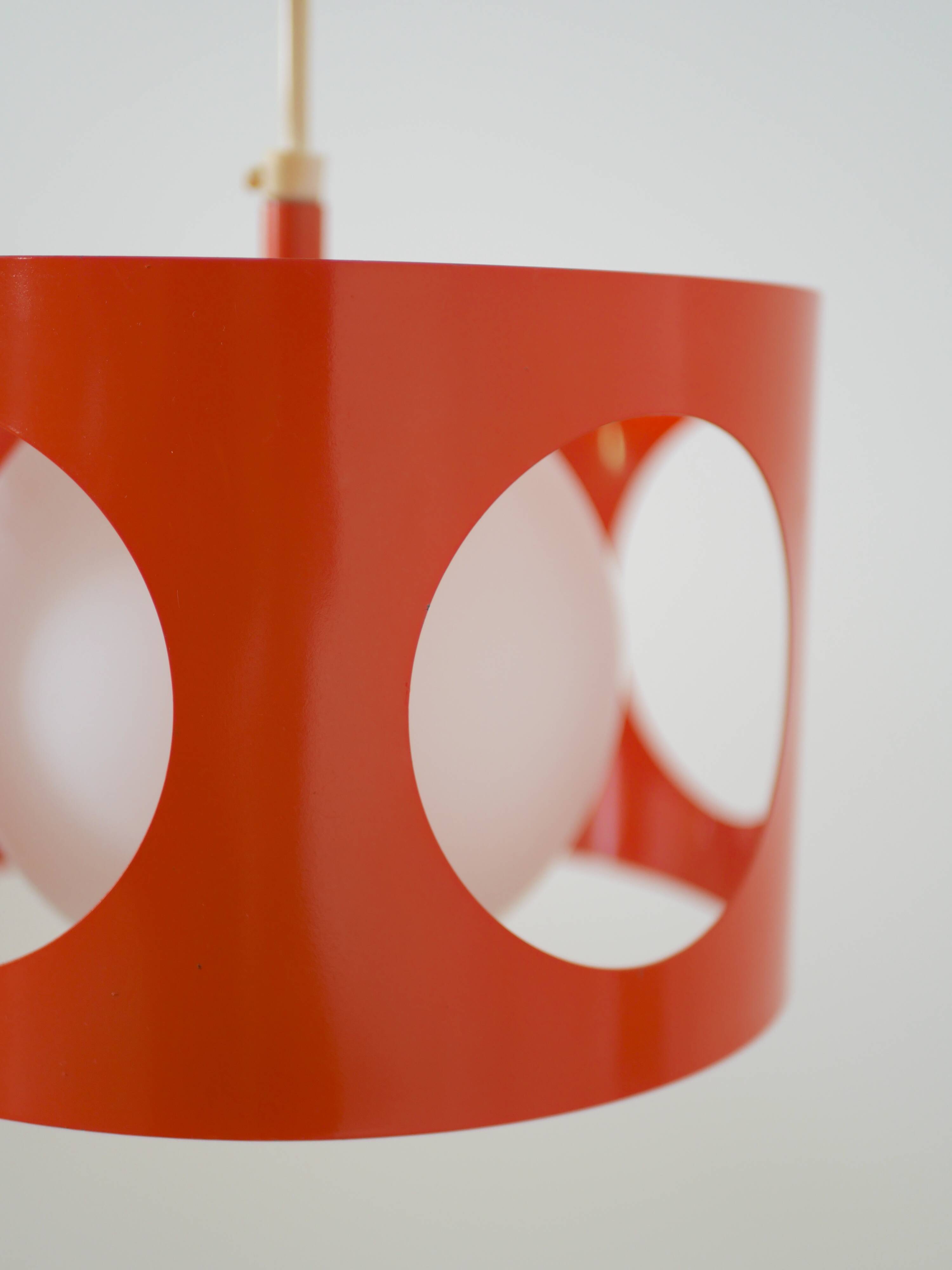 Suspension Disderot orange