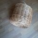 Round wicker basket from the Villaines les rochers cooperative