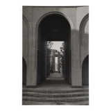 Art photography, town planning, architecture, arches vintage silver print, 1960s
